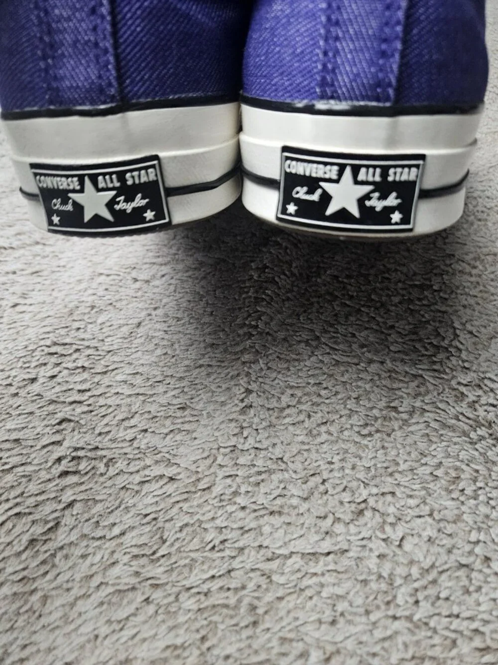 Converse Chuck Taylor 70 DENIM-All Star Ollie Patch~Court Purple M/13 W/15 Nwob - Picture 11 of 14